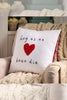20" Double-Sided Pillow with Embroidery