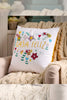 20" Double-Sided Pillow with Embroidery
