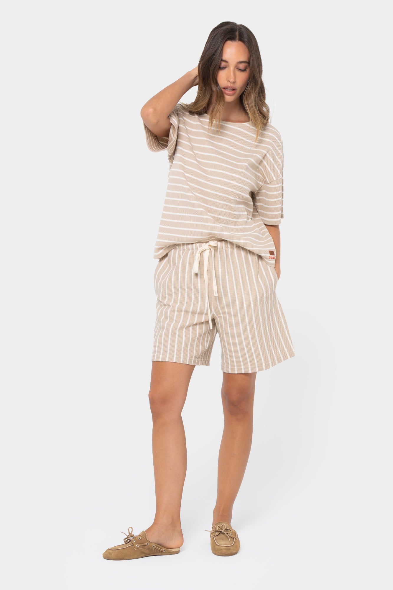 Textured Knit Shorts