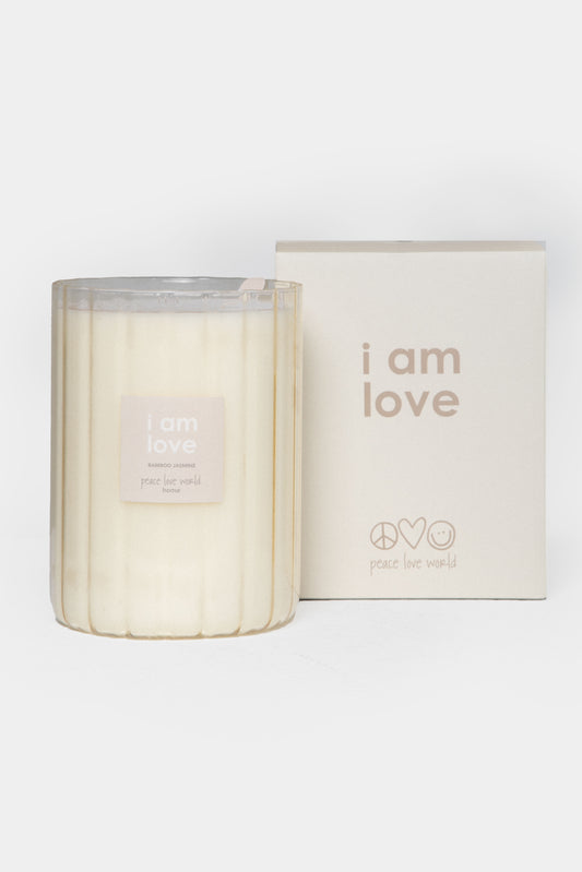 90oz Candle - I am Love - Bamboo Jasmine