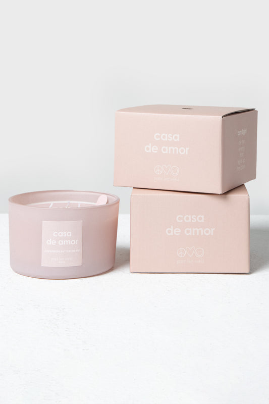 16oz set of 2 Candles - Casa De Amor - Cinnamon Buttercream
