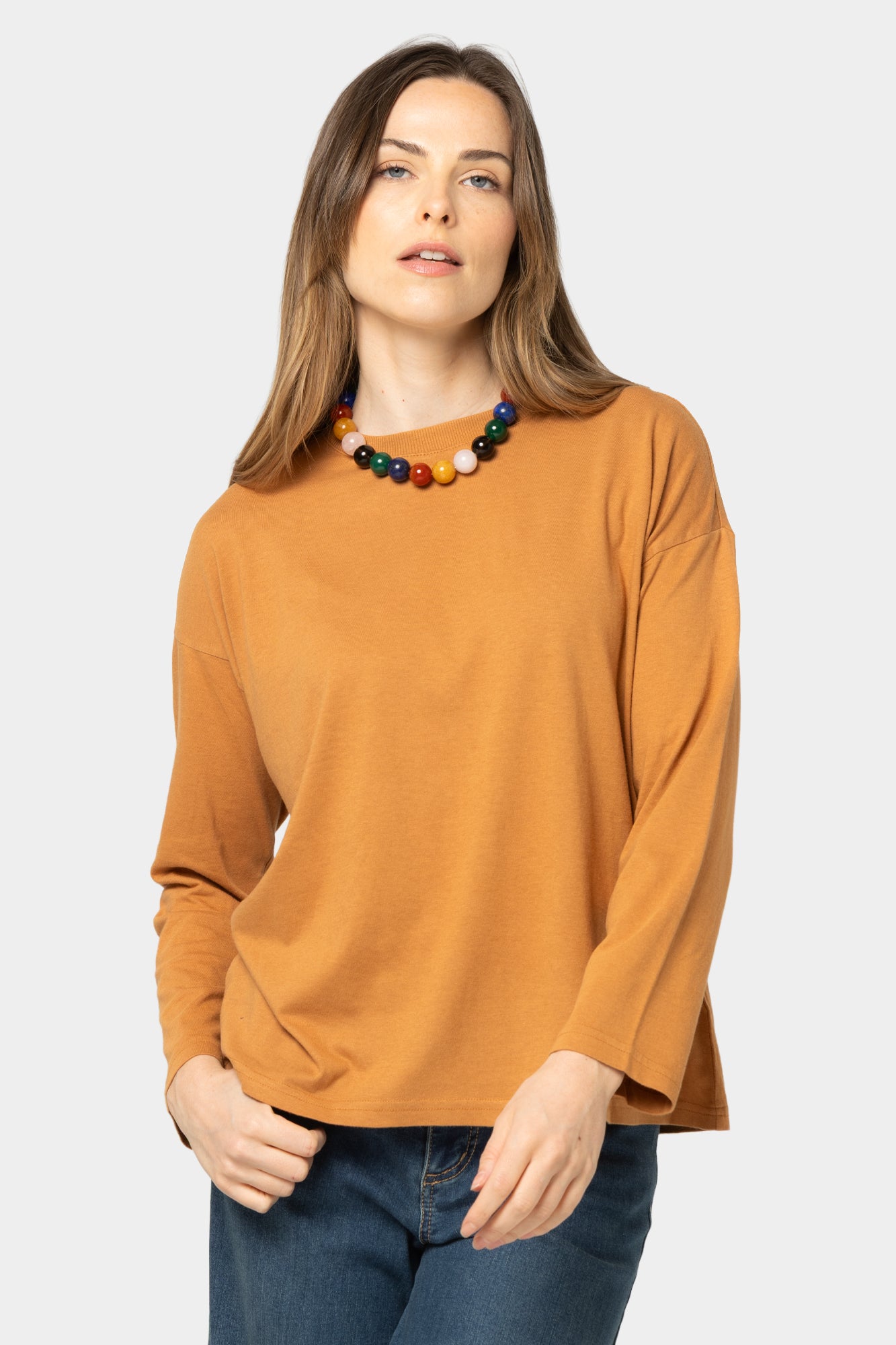 Long Sleeve Crew Neck Tee