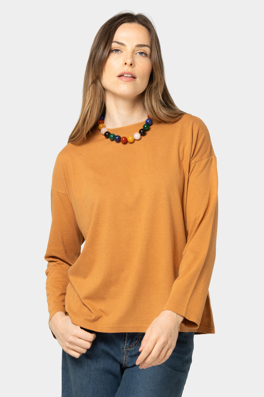 Long Sleeve Crew Neck Tee