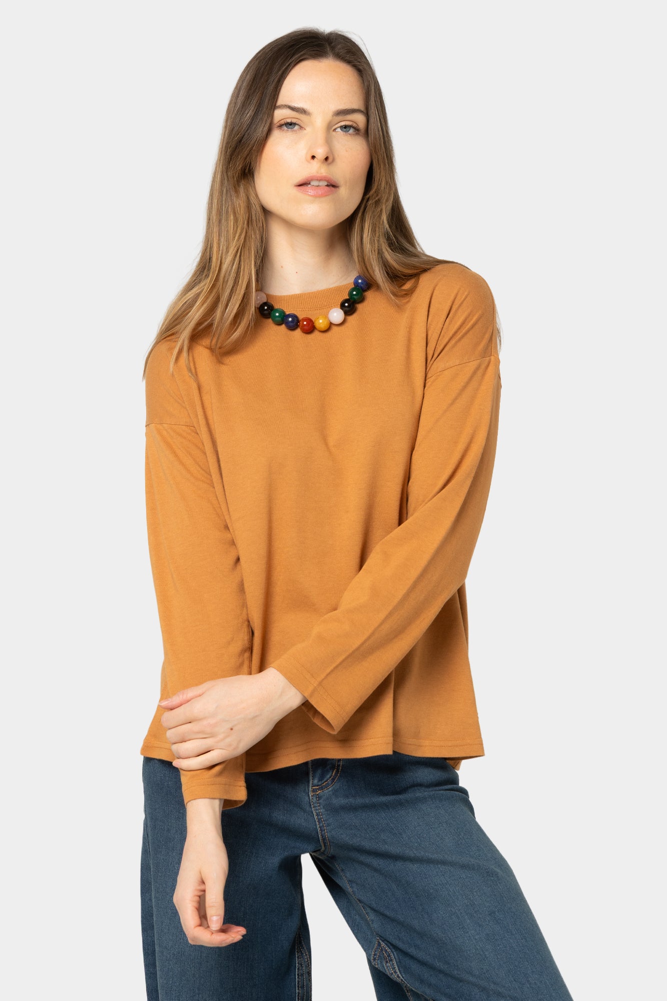 Long Sleeve Crew Neck Tee