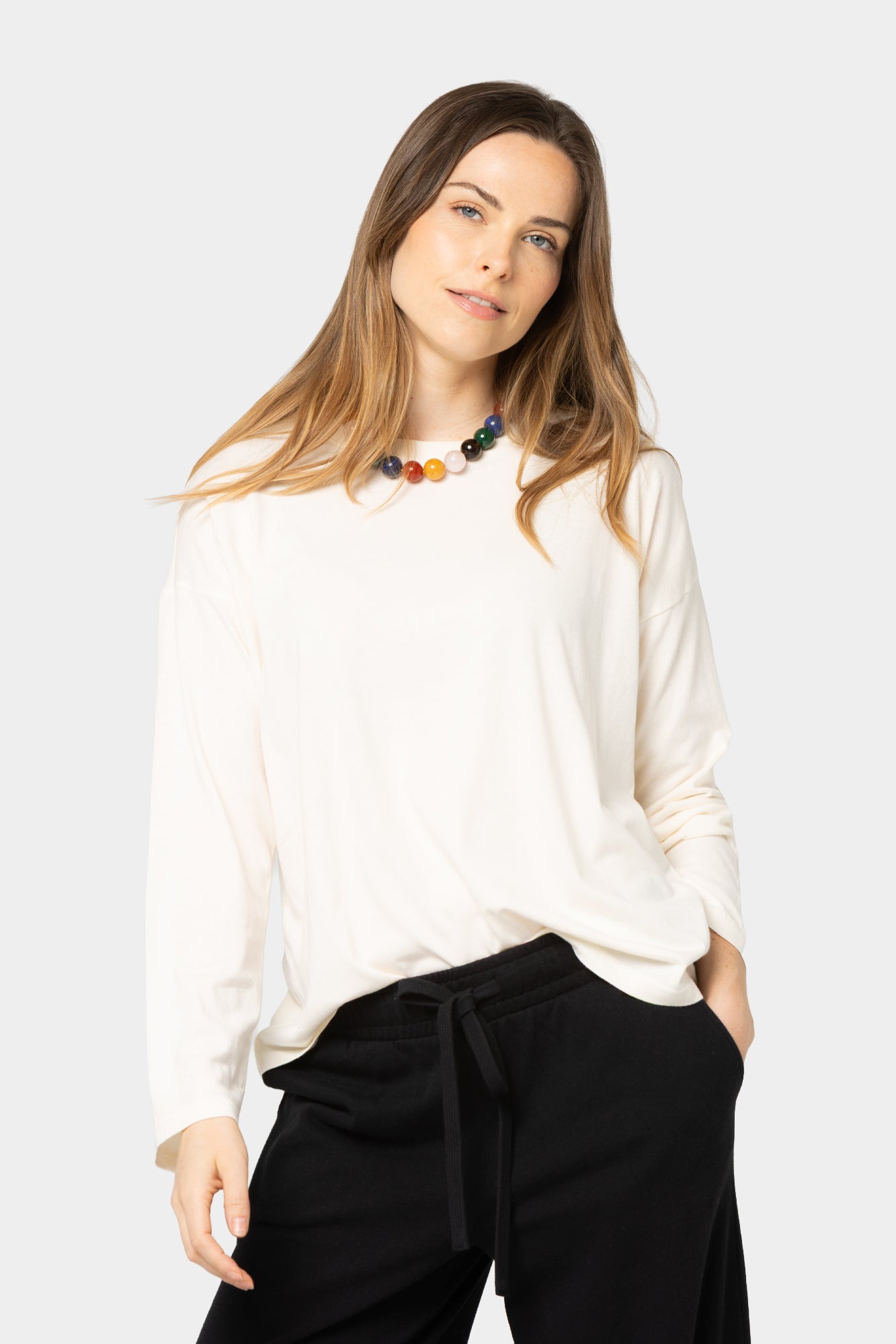 Long Sleeve Crew Neck Tee