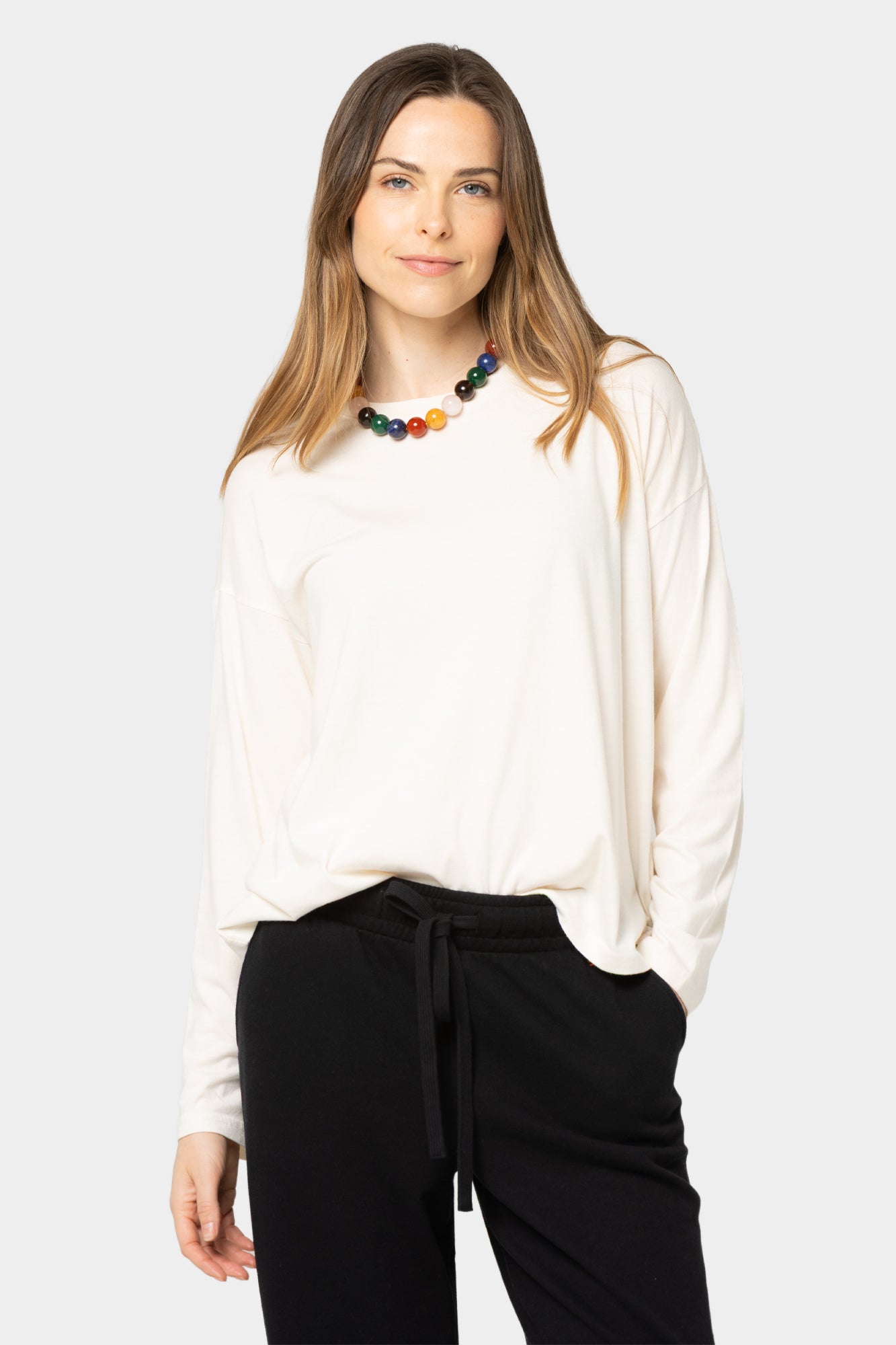 Long Sleeve Crew Neck Tee
