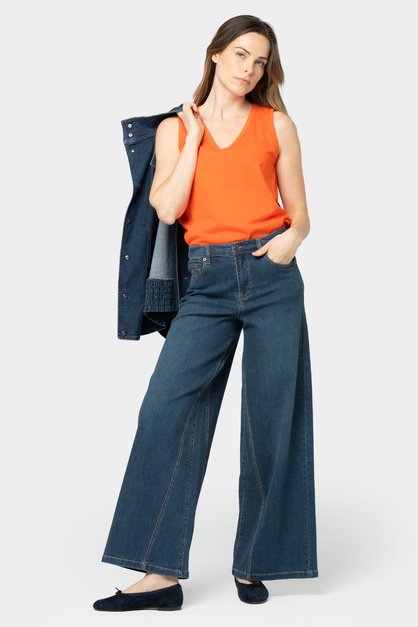 Sleeveless V-Neck Tank