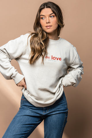Amor Crew Neck Sweatshirt