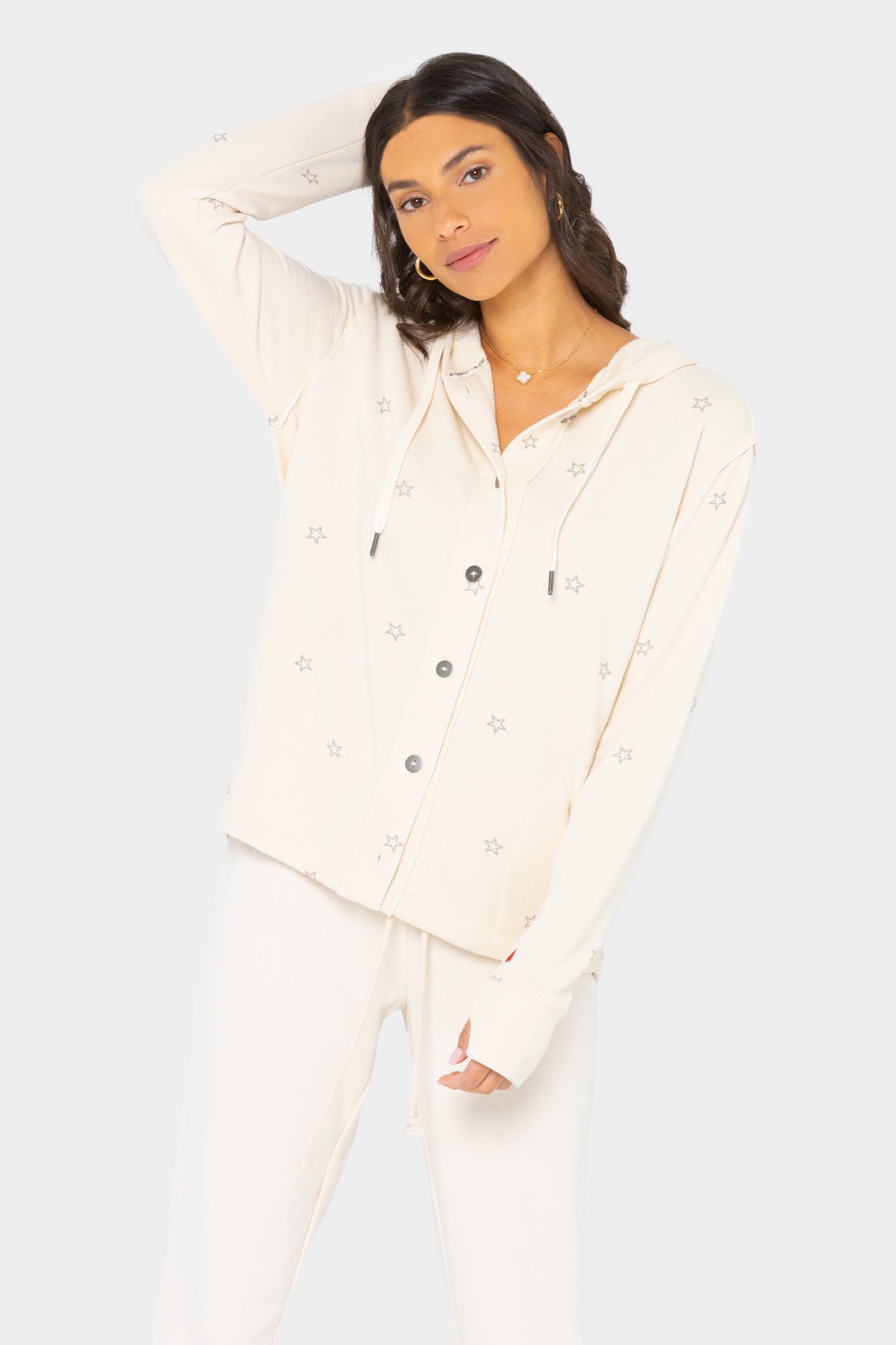 "Love Unites Us" French Terry Star Jacket