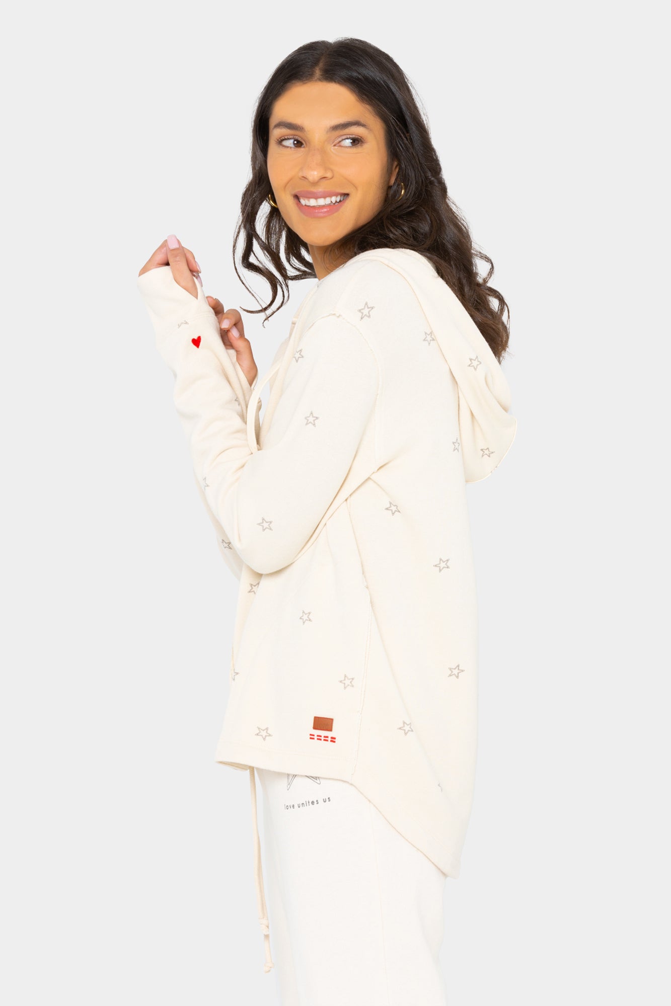 "Love Unites Us" French Terry Star Jacket