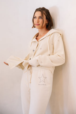 "Love Unites Us" French Terry Star Jacket
